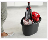 VILEDA Zestaw UltraMax BOX - mop płaski + wiadro - 393335 - zdjęcie 4